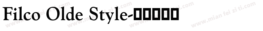 Filco Olde Style字体转换